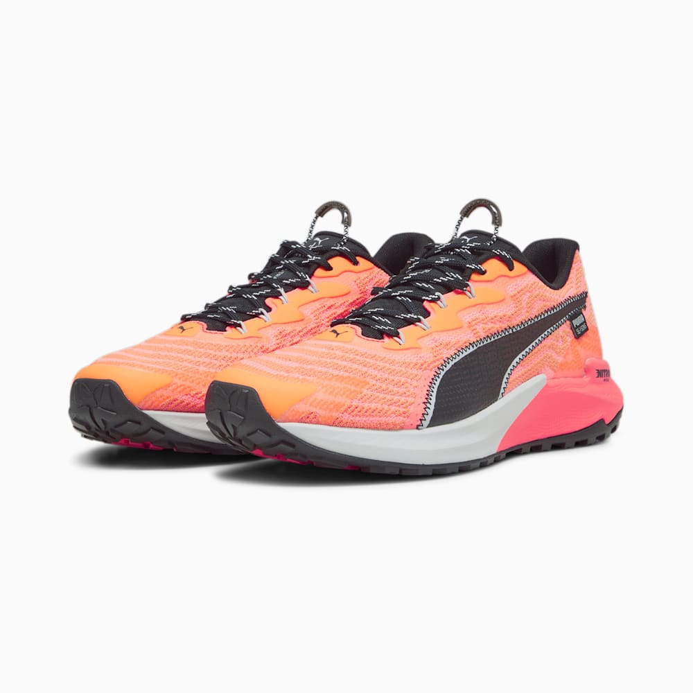 Puma SEASONS Fast-Trac NITRO™ 2 Running Shoes - Neon Sun-Clementine-Black