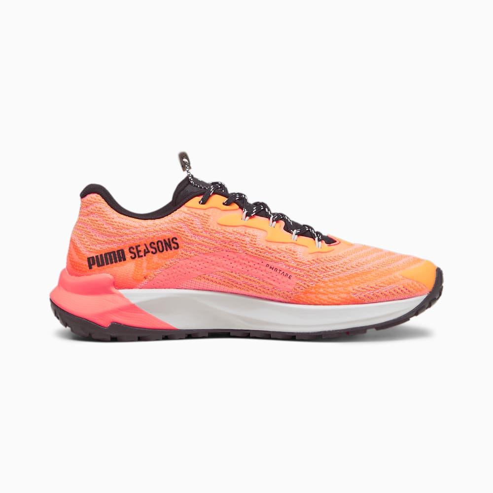 Puma SEASONS Fast-Trac NITRO™ 2 Running Shoes - Neon Sun-Clementine-Black