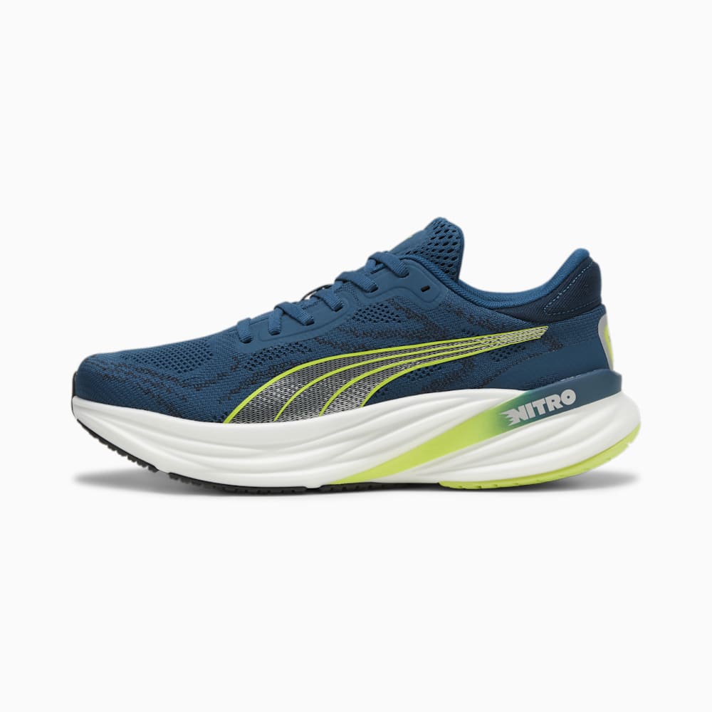 Puma Magnify NITRO™ 2 Running Shoes - Ocean Tropic-Black-Lime Pow