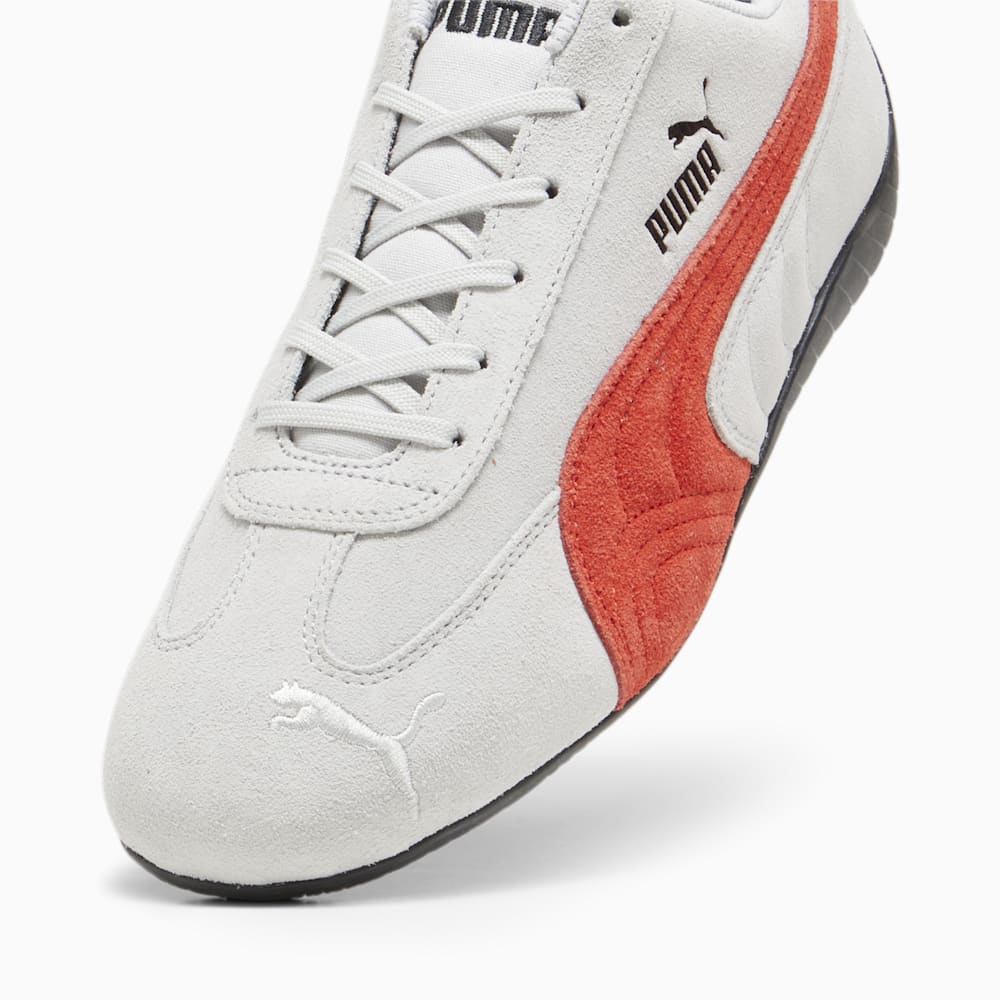 Puma Speedcat Shield SD Driving Shoes - Ash Gray-For All Time Red-Black