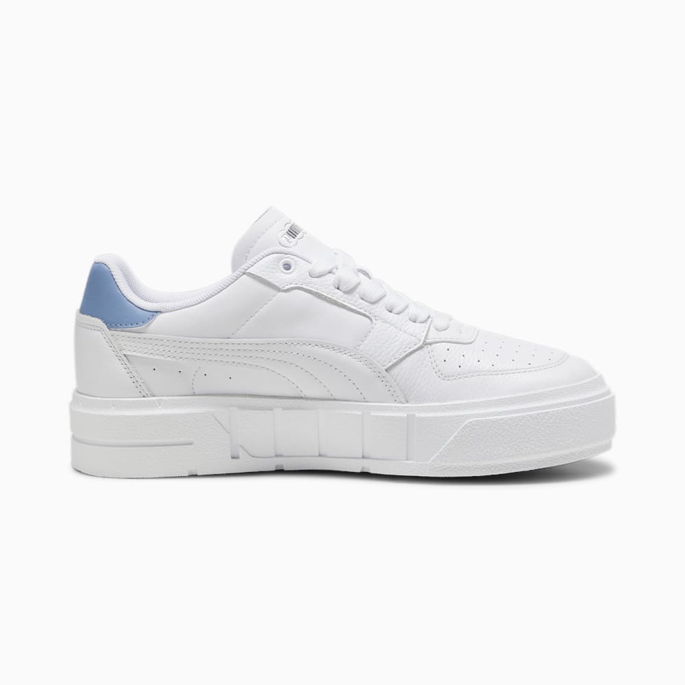 Puma Cali Court Leather Sneakers - White-Zen Blue