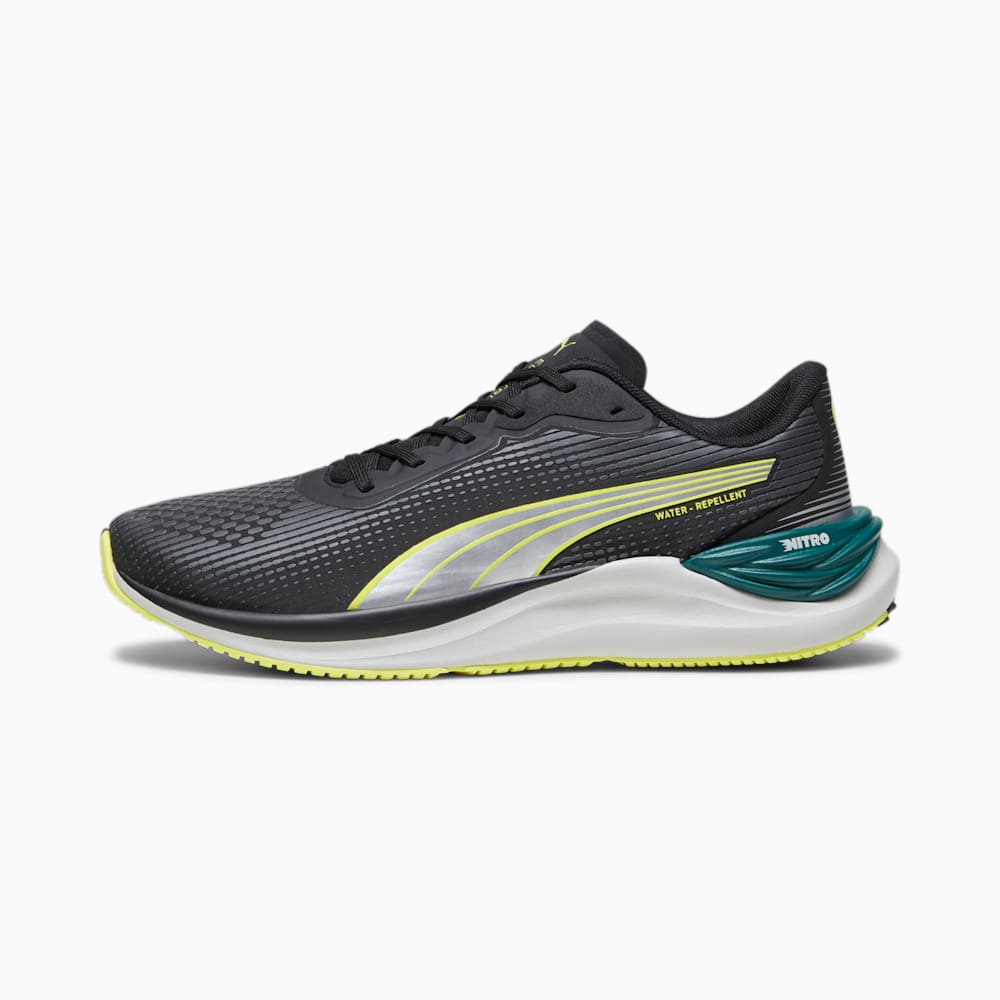 Puma Electrify NITRO™ 3 WTR Running Shoes - Black-Yellow Burst-Malachite