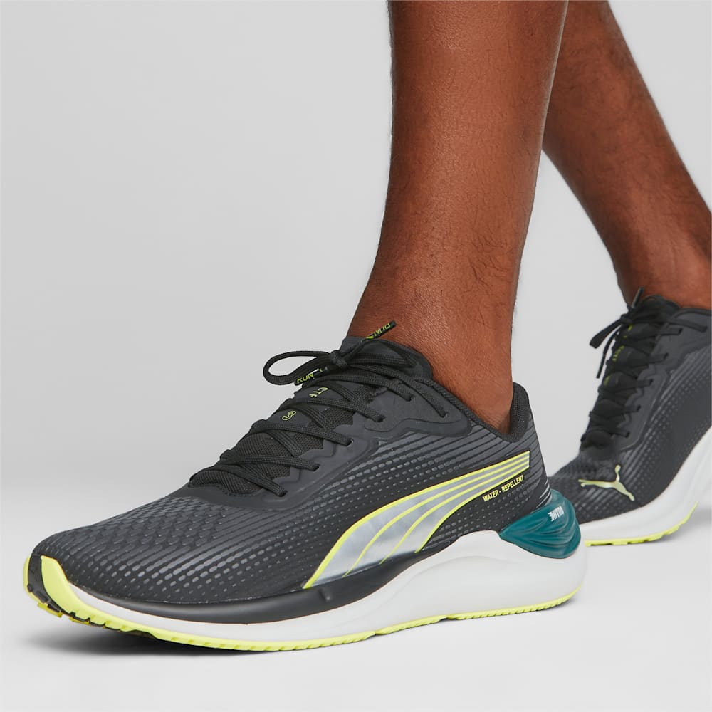 Puma Electrify NITRO™ 3 WTR Running Shoes - Black-Yellow Burst-Malachite