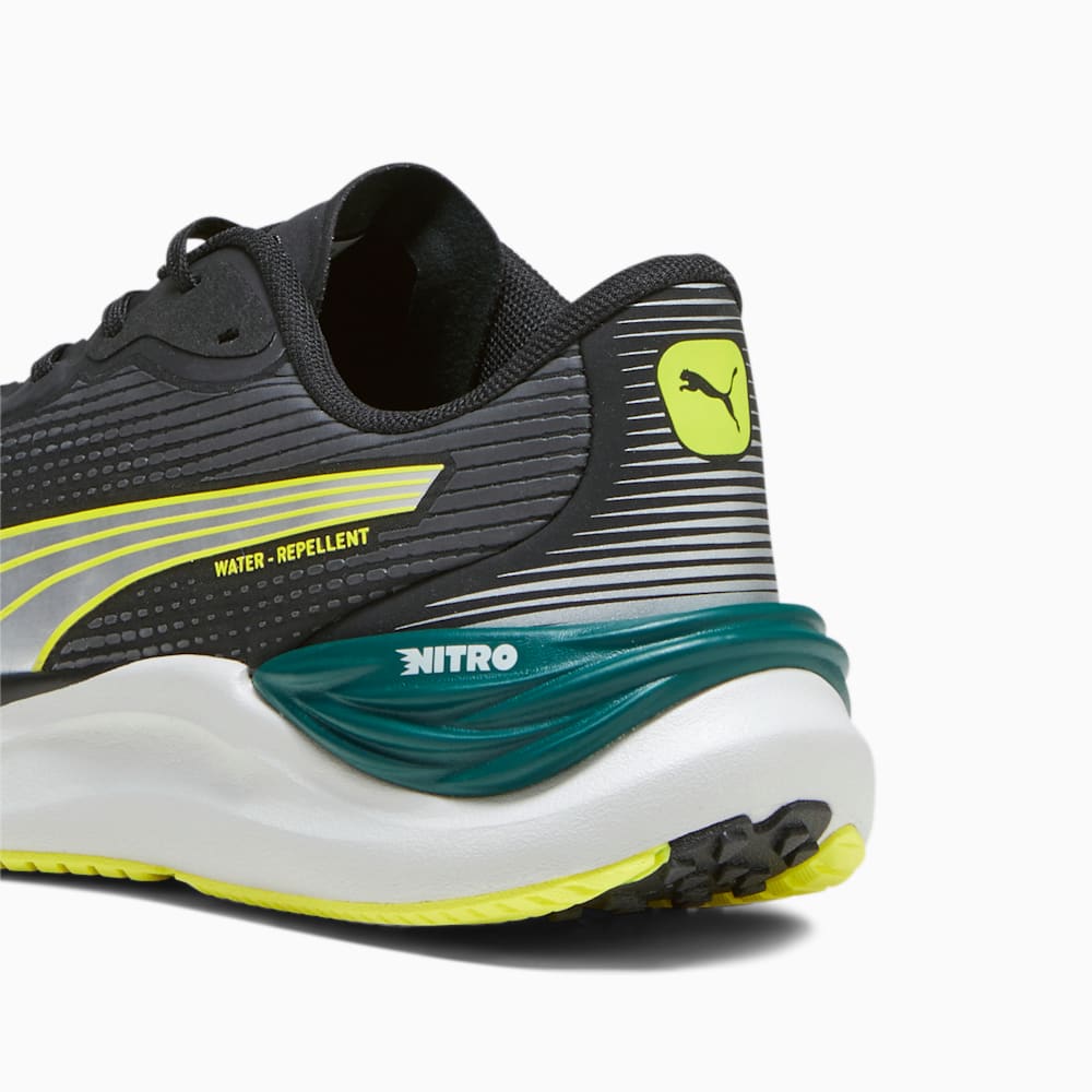 Puma Electrify NITRO™ 3 WTR Running Shoes - Black-Yellow Burst-Malachite