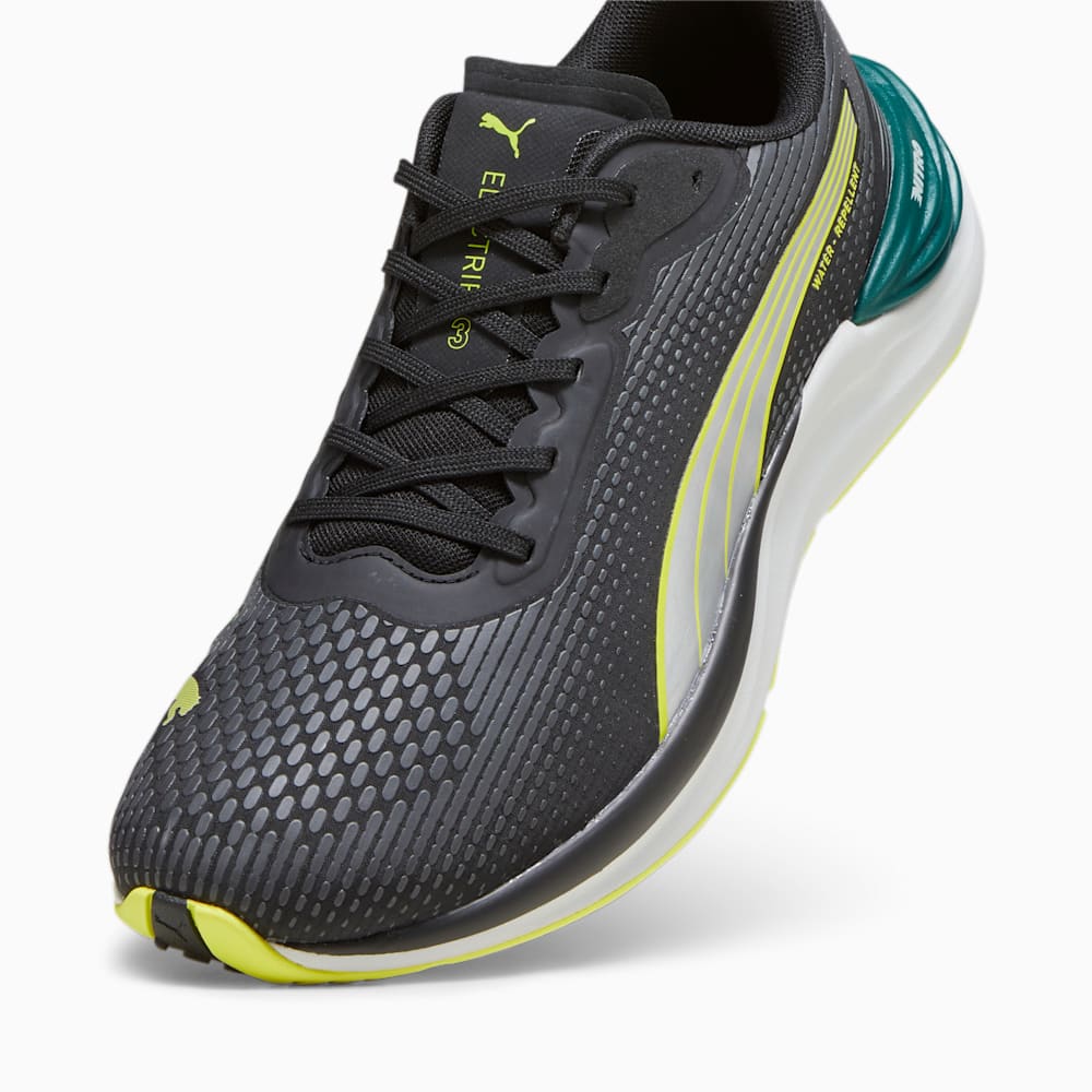 Puma Electrify NITRO™ 3 WTR Running Shoes - Black-Yellow Burst-Malachite