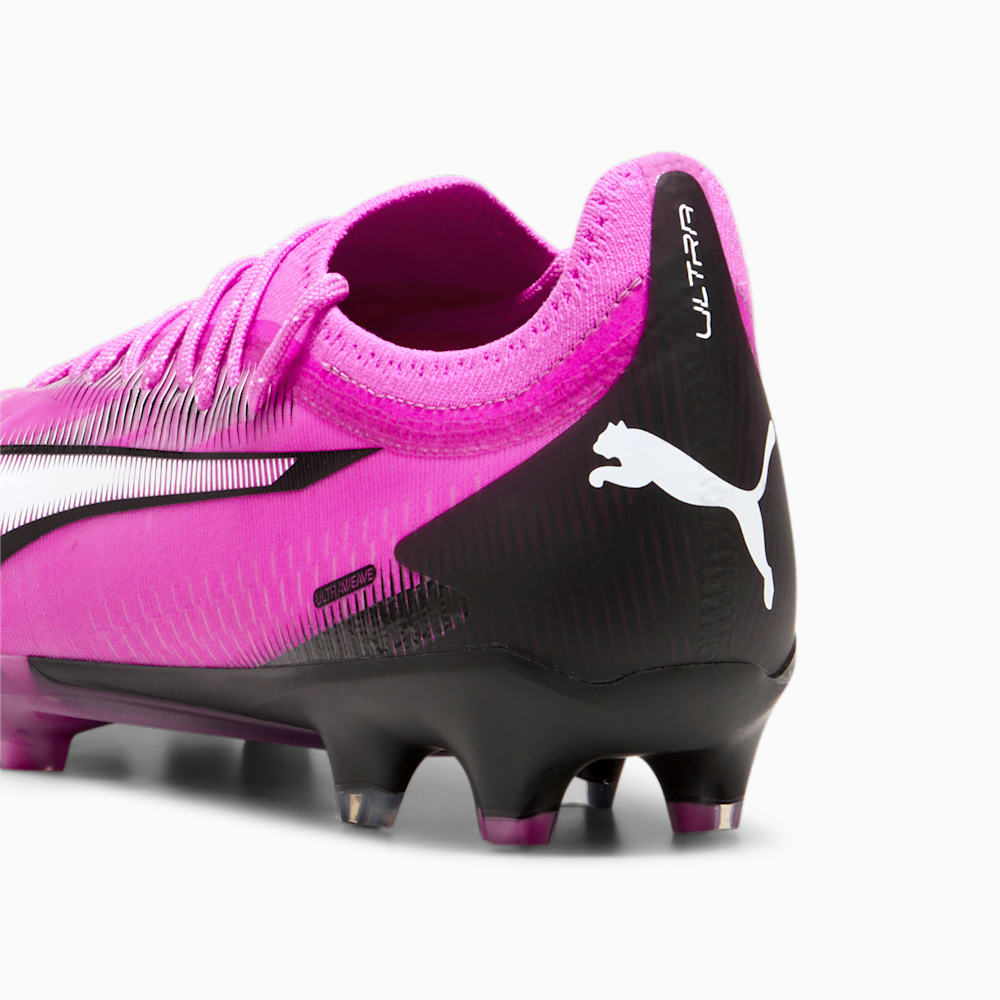 Puma ULTRA ULTIMATE FG/AG Soccer Cleats - Poison Pink-White-Black