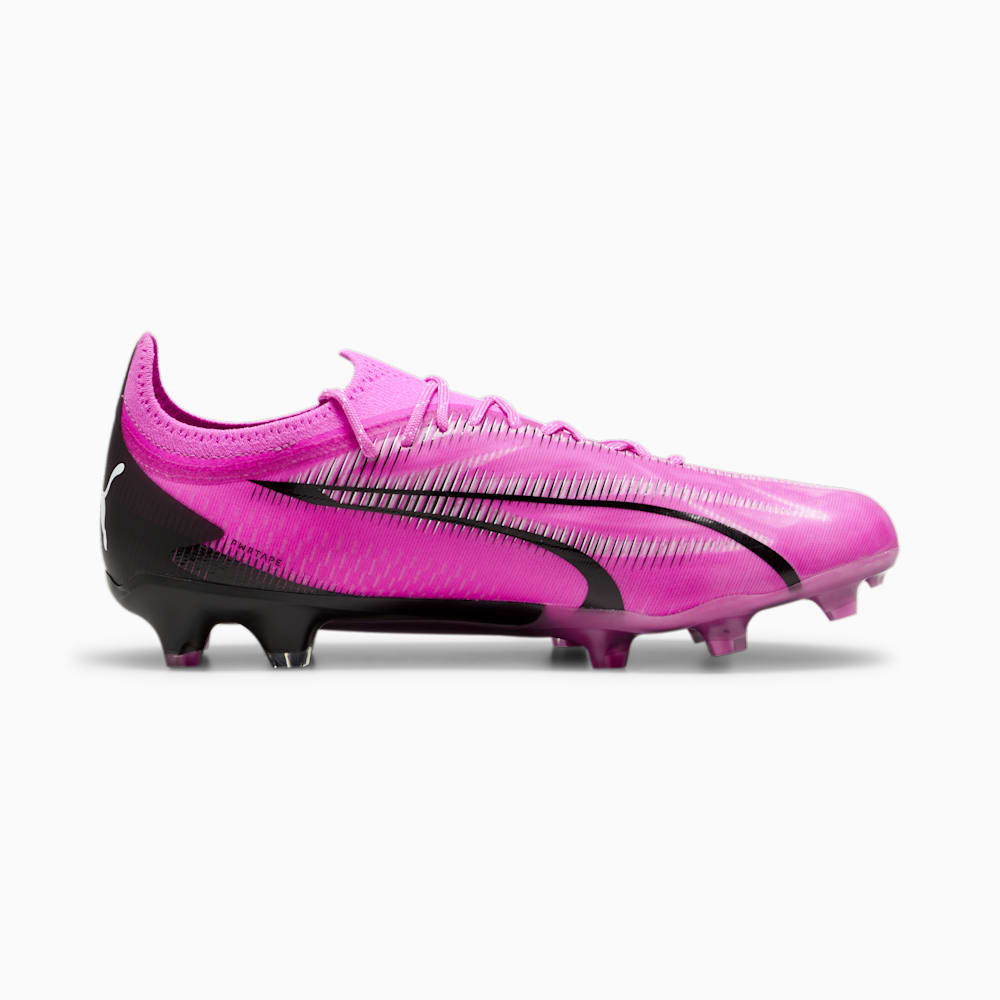 Puma ULTRA ULTIMATE FG/AG Soccer Cleats - Poison Pink-White-Black