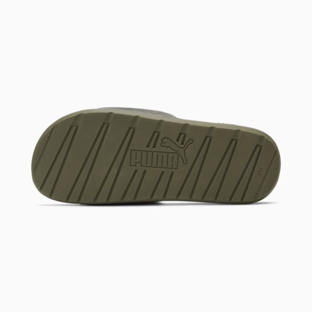 Puma Cool Cat 2.0 Camo Slides - Dark Olive-Black-Deep Lichen Green-White