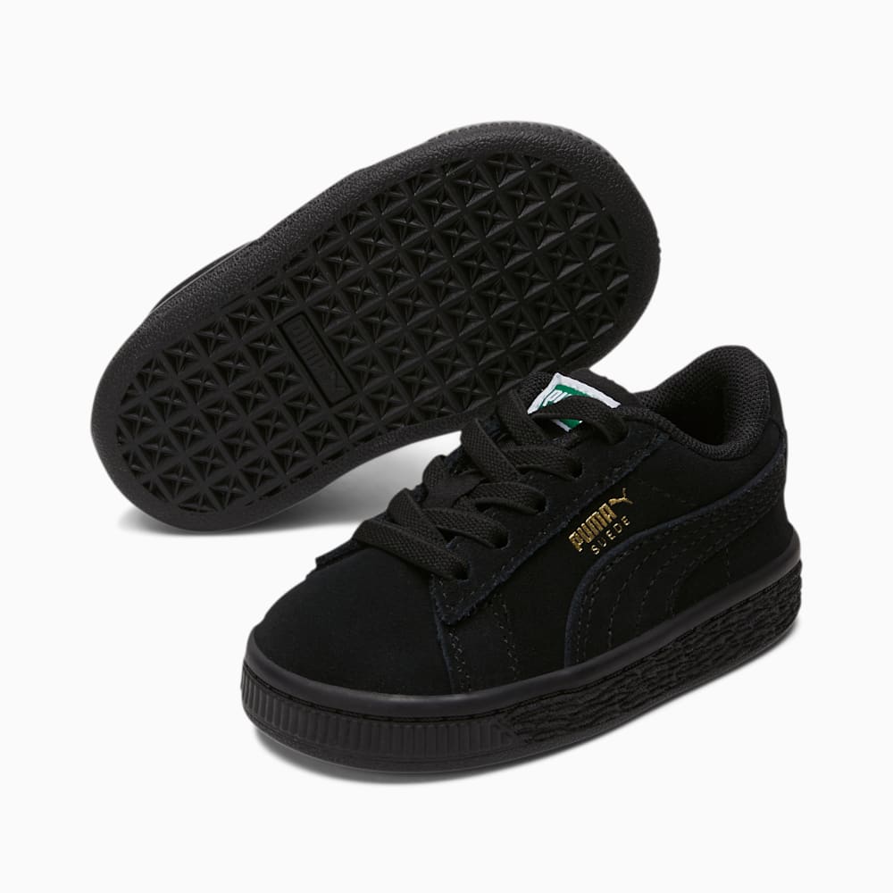 Puma Suede Classic XXI Toddler Shoes - Black-Black