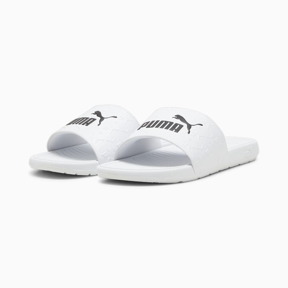 Puma Cool Cat 2.0 Superlogo Sandals - White-Black