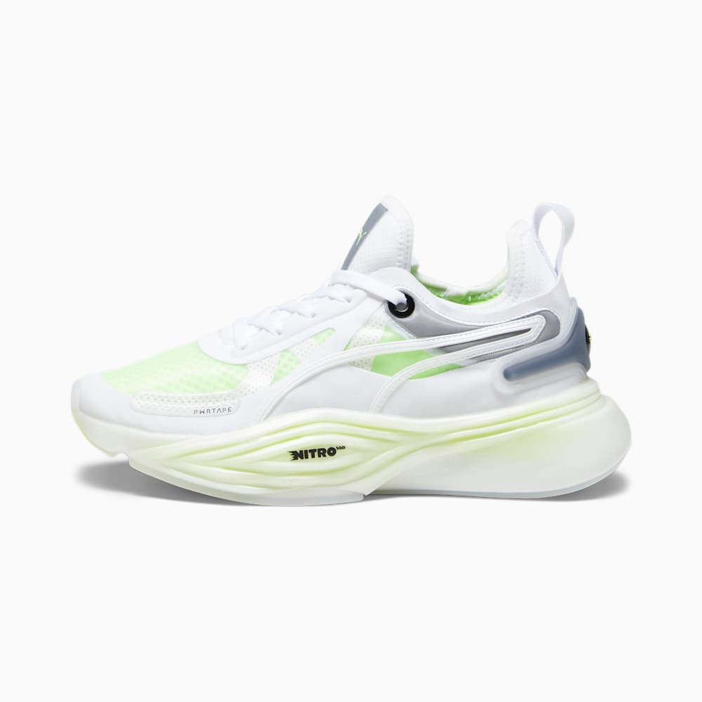 Puma PWR NITRO™ Squared Training Shoes - White-Speed Green