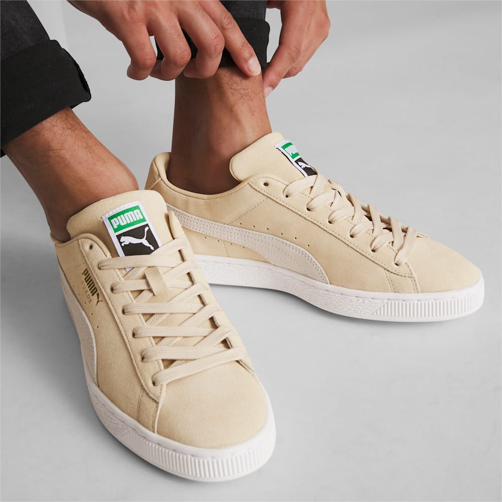 Puma Suede Classic XXI Sneakers - Granola-White-Team Gold