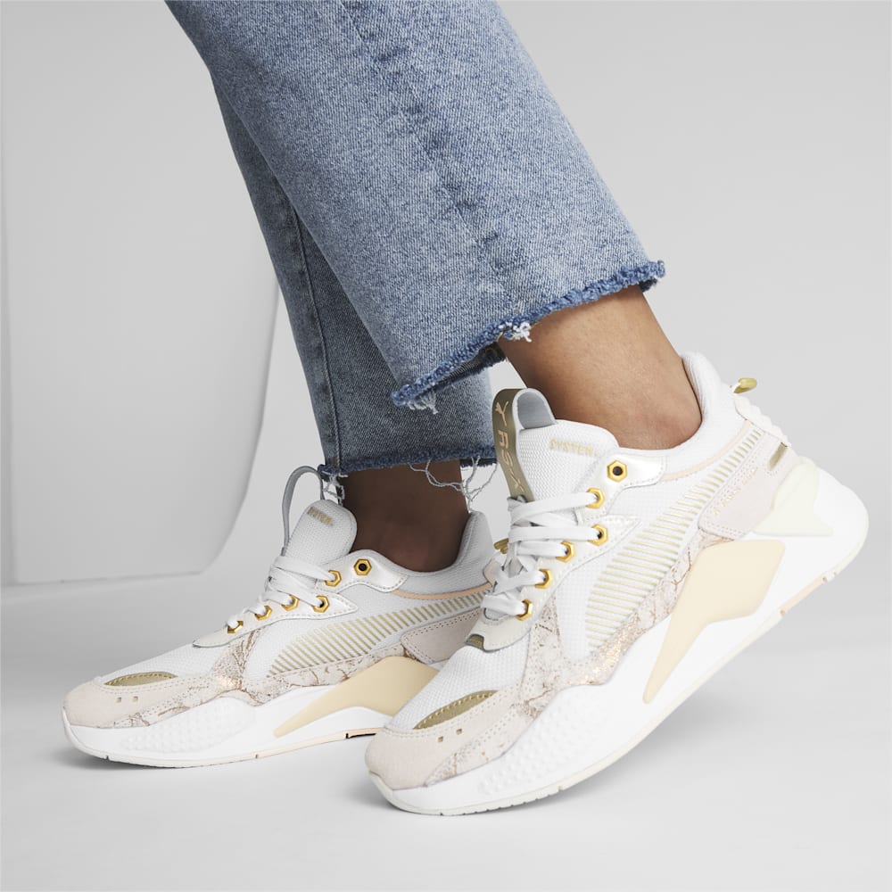 Puma RS-X Glimmer Sneakers - White-Gold-Warm White