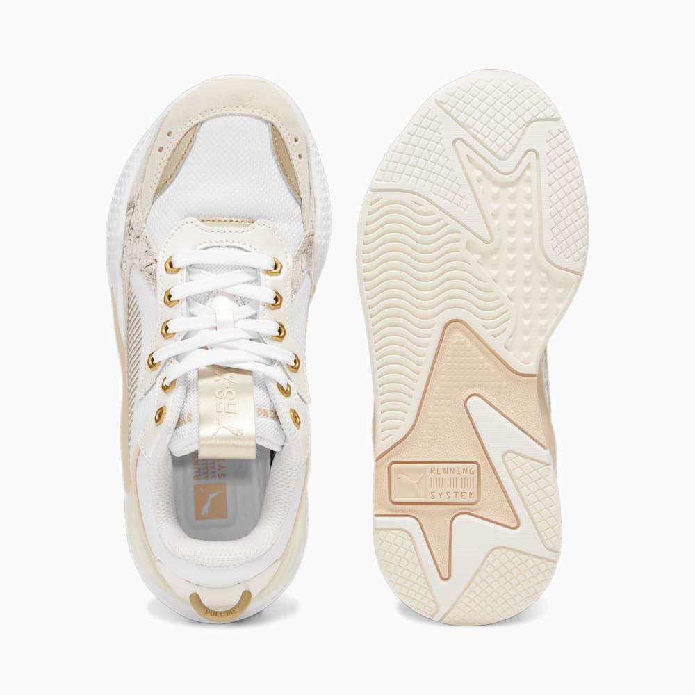 Puma RS-X Glimmer Sneakers - White-Gold-Warm White