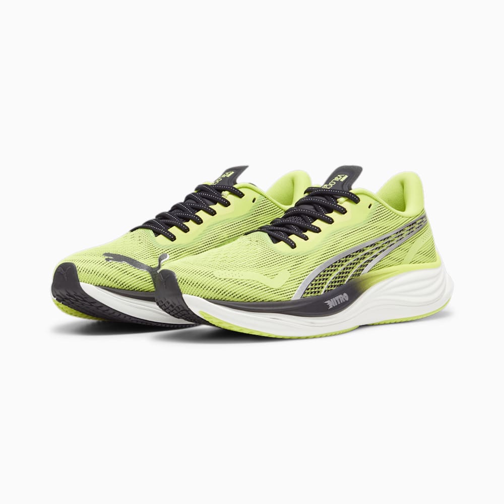 Puma Velocity NITRO™ 3 Psychedelic Rush Running Shoes - Lime Pow-Black-Silver