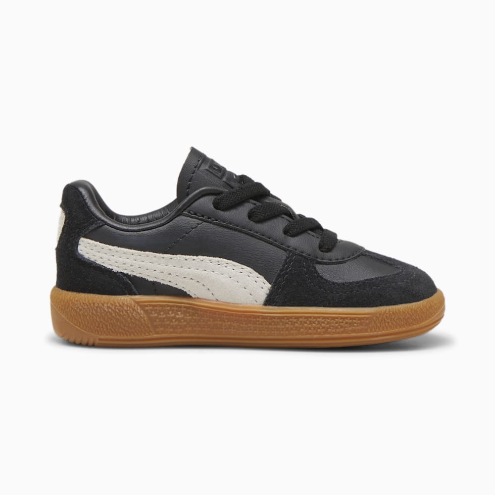 Puma Palermo Leather Toddlers' Sneakers - Black-Feather Gray-Gum