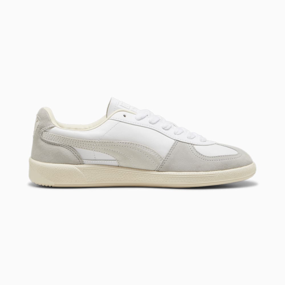 Puma Palermo Leather Sneakers - White-Cool Light Gray-Sugared Almond