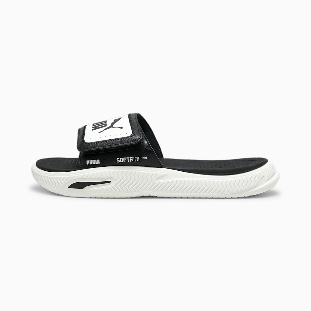 Puma SoftridePro 24 V Slides - Black-Black-White