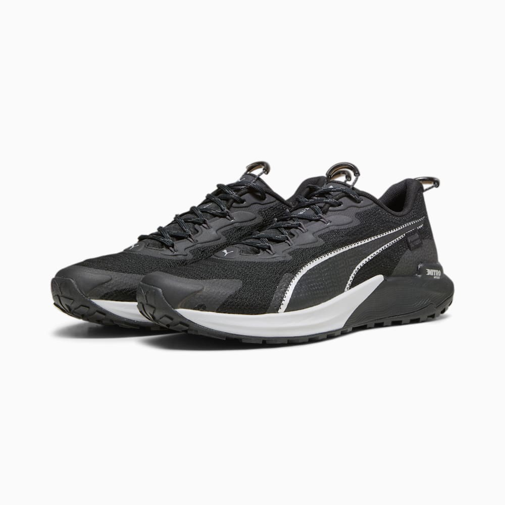 Puma SEASONS Fast-Trac NITRO™ 2 Running Shoes - Black-Dark Coal