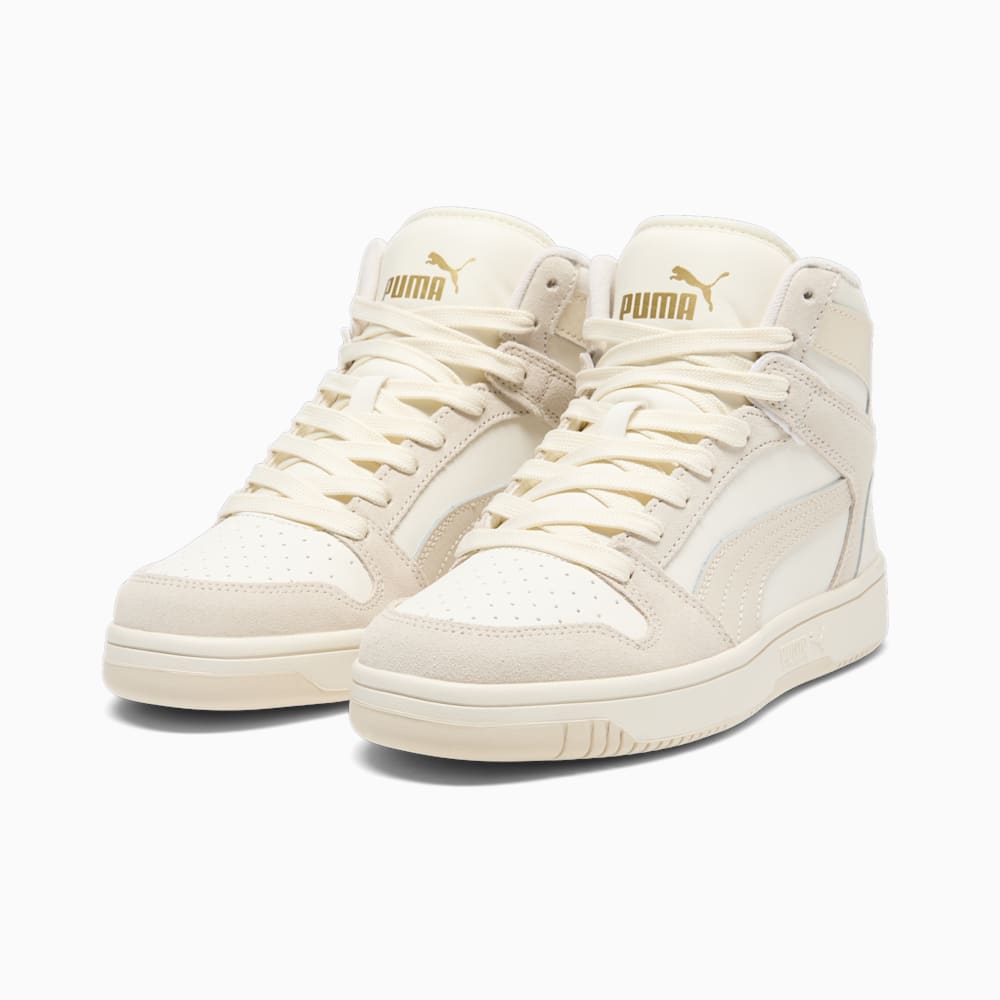 Puma Rebound LayUP SL Sneakers - Warm White-Alpine Snow-Sugared Almond