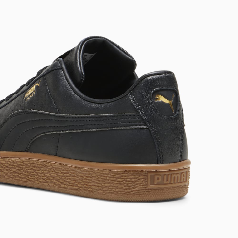 Puma Basket Classic XXI Sneakers - Black-Black-Gold