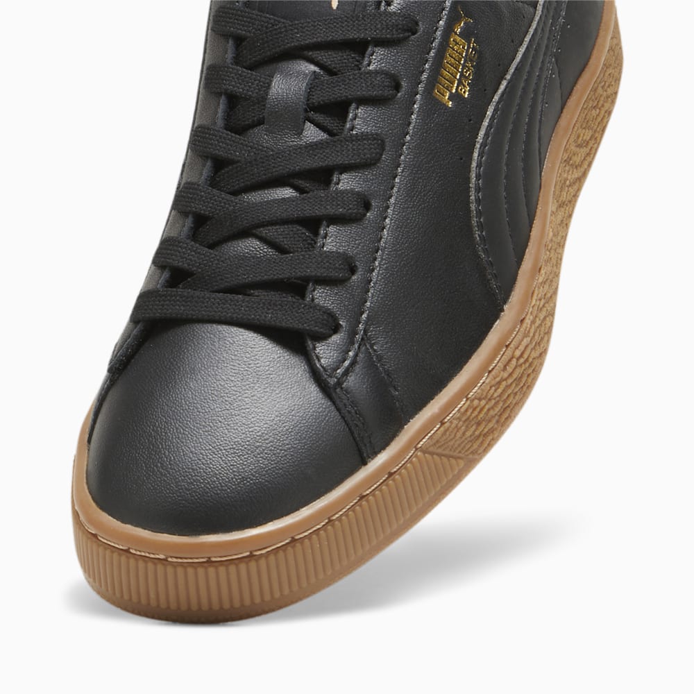 Puma Basket Classic XXI Sneakers - Black-Black-Gold