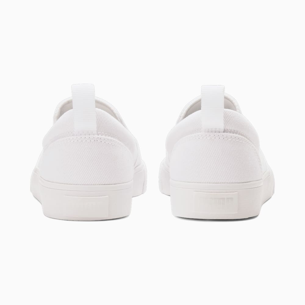 Puma Bari Slip-On Comfort Shoes - White-Silver