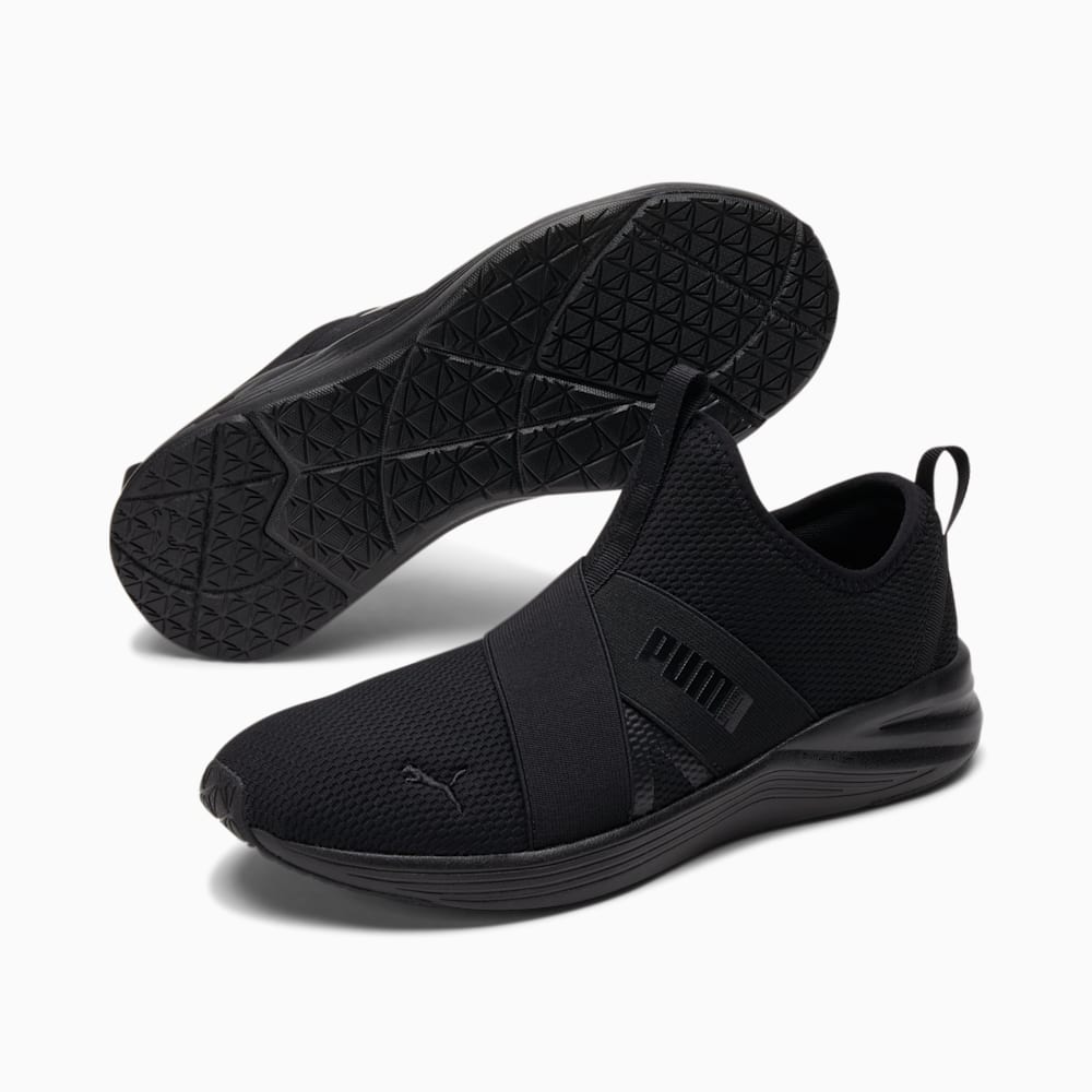 Puma Better Foam Prowl Slip-On Wide Training Shoes - Black-Black