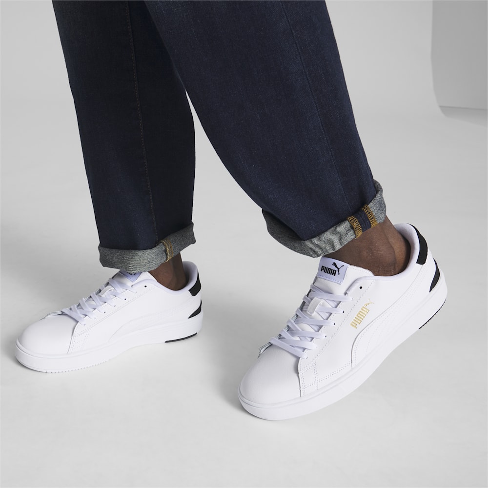 Puma Serve Pro Sneakers - White-White-Team Gold-Black