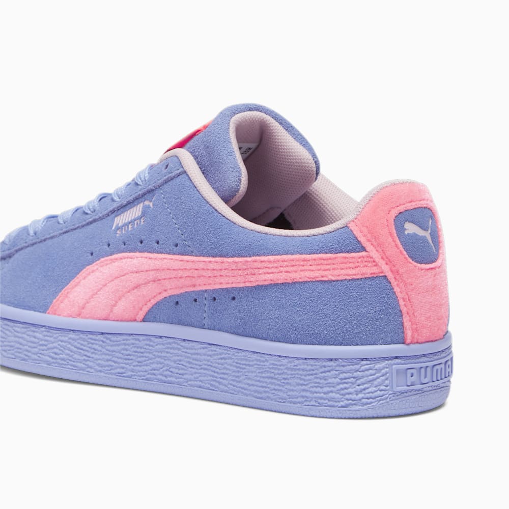 Puma Suede Valentine's Big Kids Sneakers - Elektro Purple-Ignite Pink