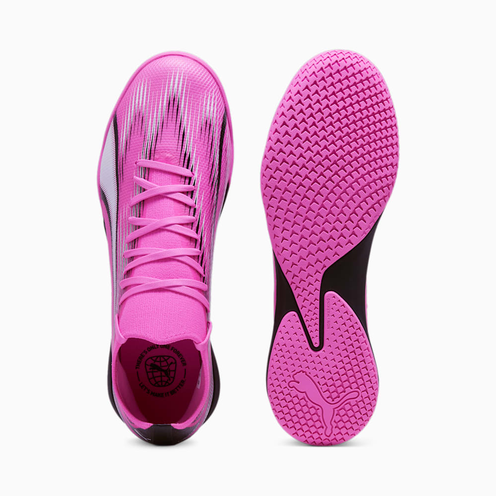 Puma ULTRA MATCH IT Soccer Cleats - Poison Pink-White-Black