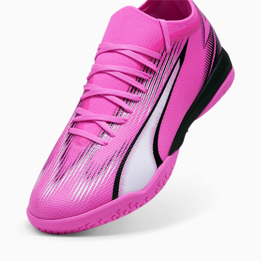 Puma ULTRA MATCH IT Soccer Cleats - Poison Pink-White-Black