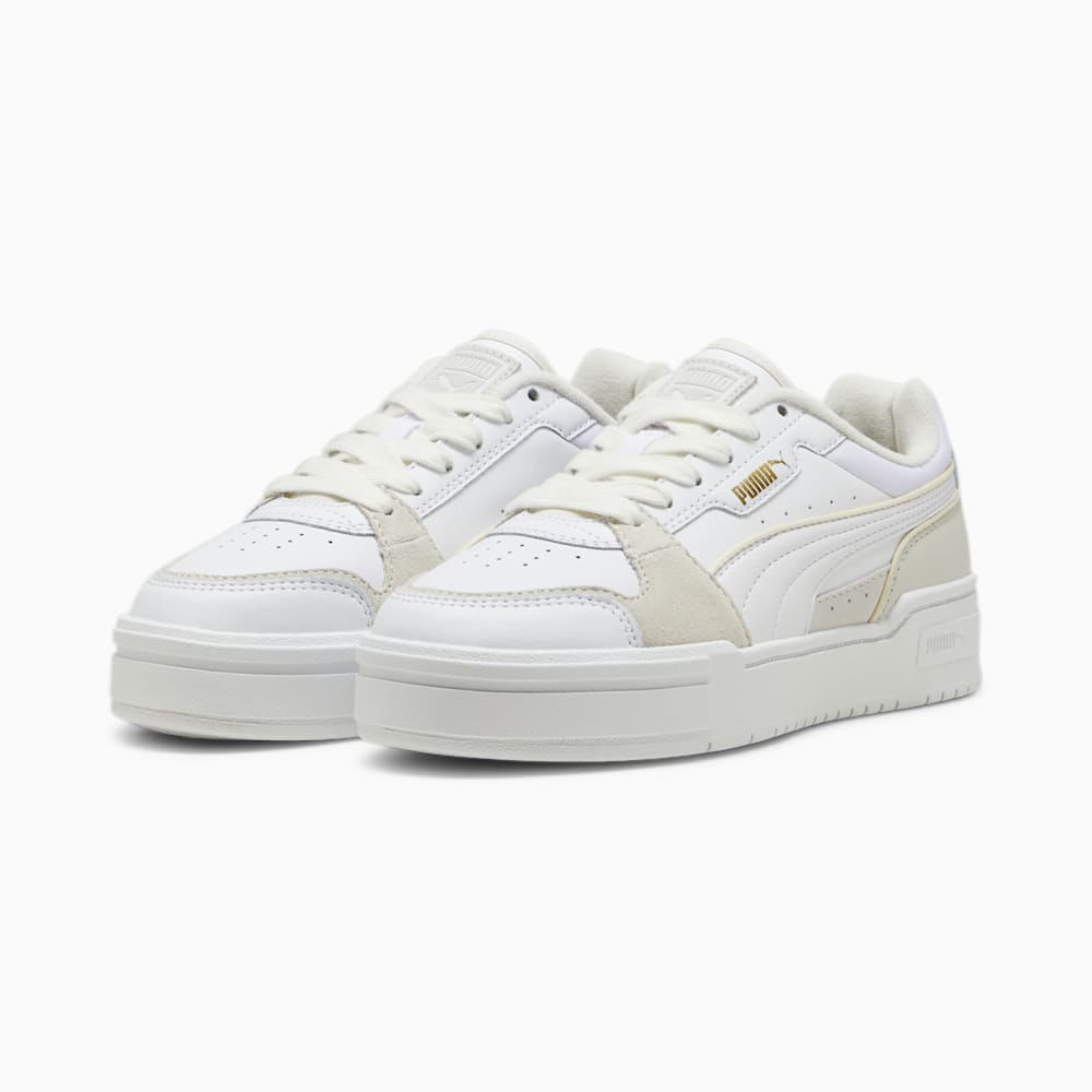 Puma CA Pro Lux III Big Kids Sneakers - White-Vapor Gray