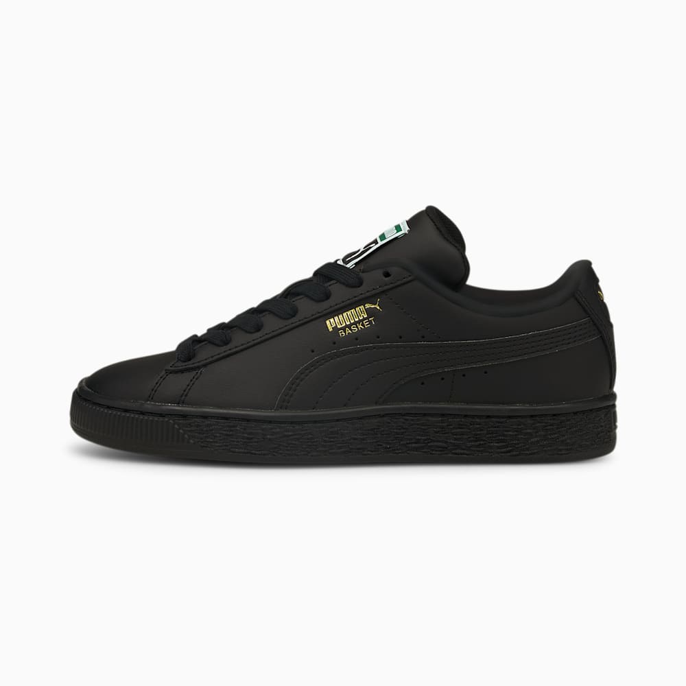 Puma Basket Classic XXI Big Kids Sneakers - Black-Black