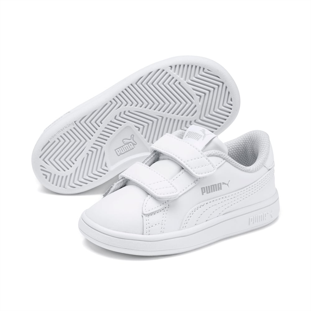 Puma PUMA Smash v2 Toddler Shoes - White-White