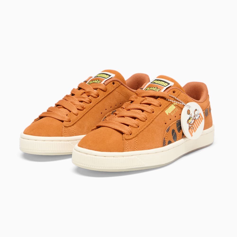 Puma PUMA x CHEETOS® Suede Big Kids Sneakers - Rickie Orange-For All Time Red-Warm White