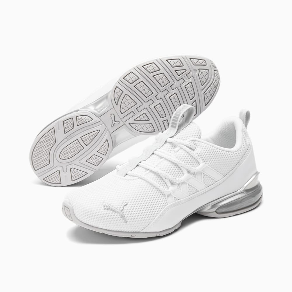 Puma Riaze Prowl Mod Swirl Running Shoe - White-Silver