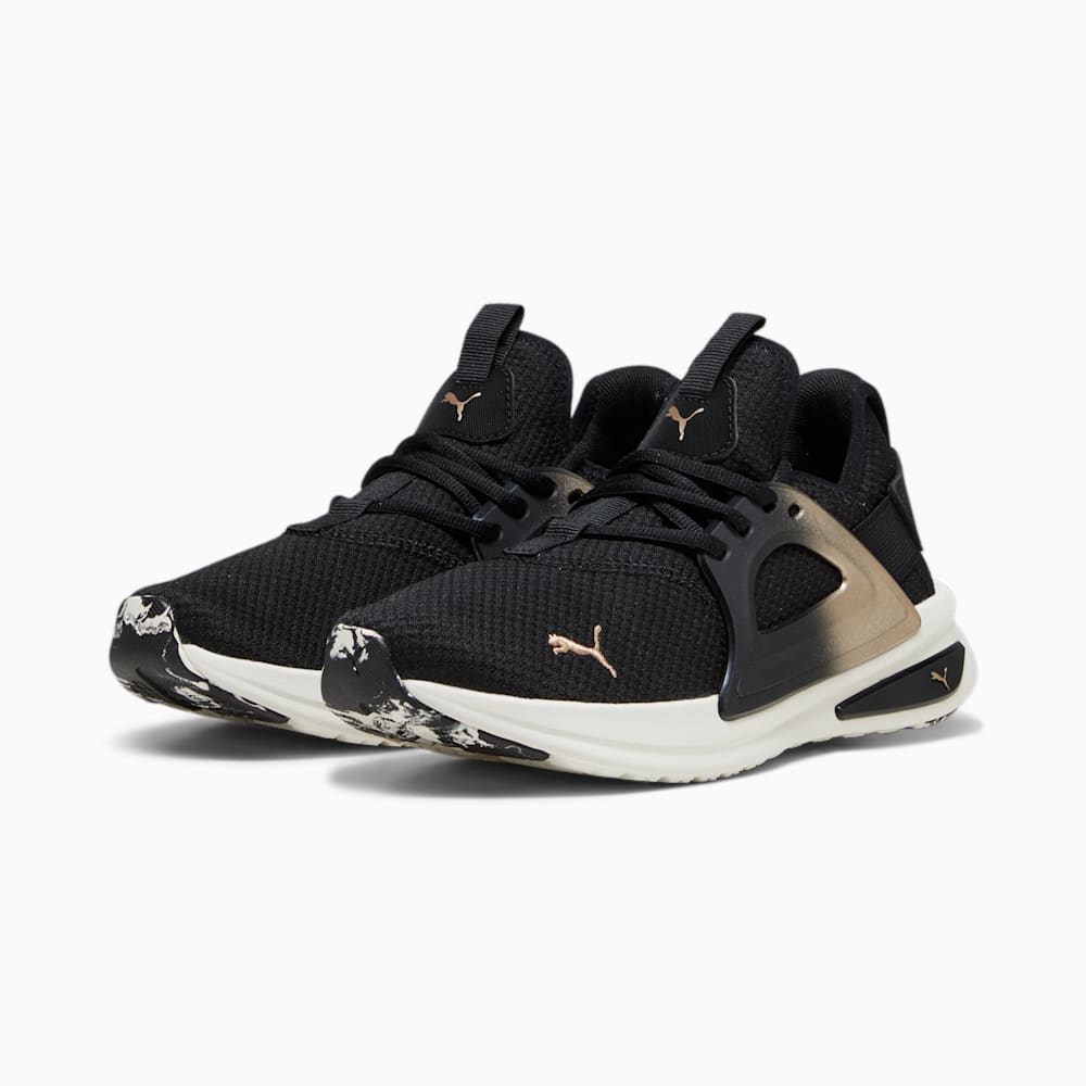 Puma Softride Enz Evo Molt Met Running Shoes - Black-Gold-Warm White