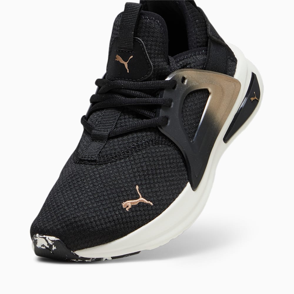 Puma Softride Enz Evo Molt Met Running Shoes - Black-Gold-Warm White