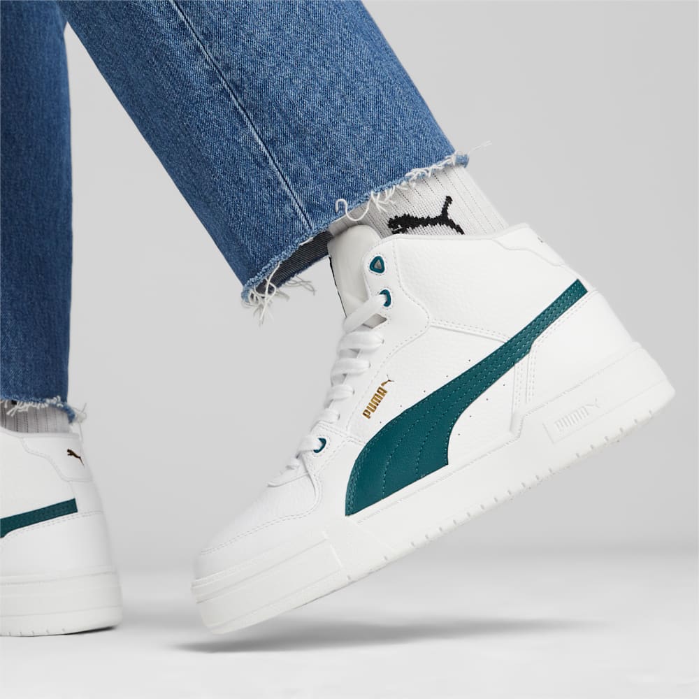 Puma CA Pro Mid Sneakers - White-Malachite