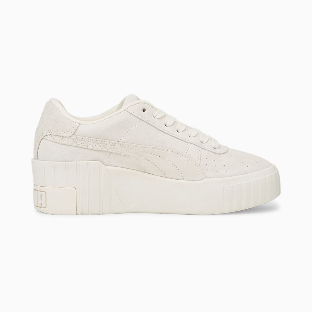 Puma Cali Wedge Tonal Sneakers - Pristine-Marshmallow