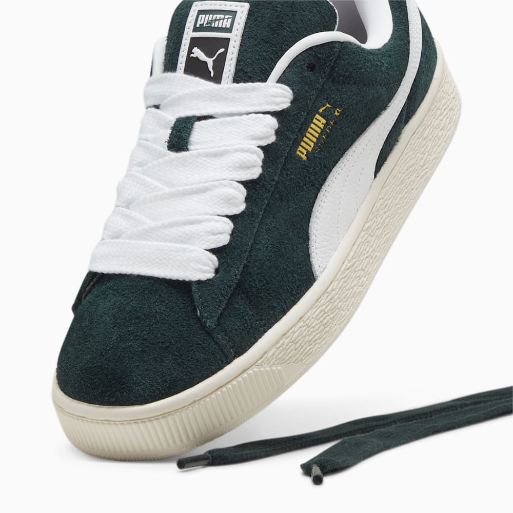 Puma Suede XL Hairy Sneakers - Ponderosa Pine-Frosted Ivory