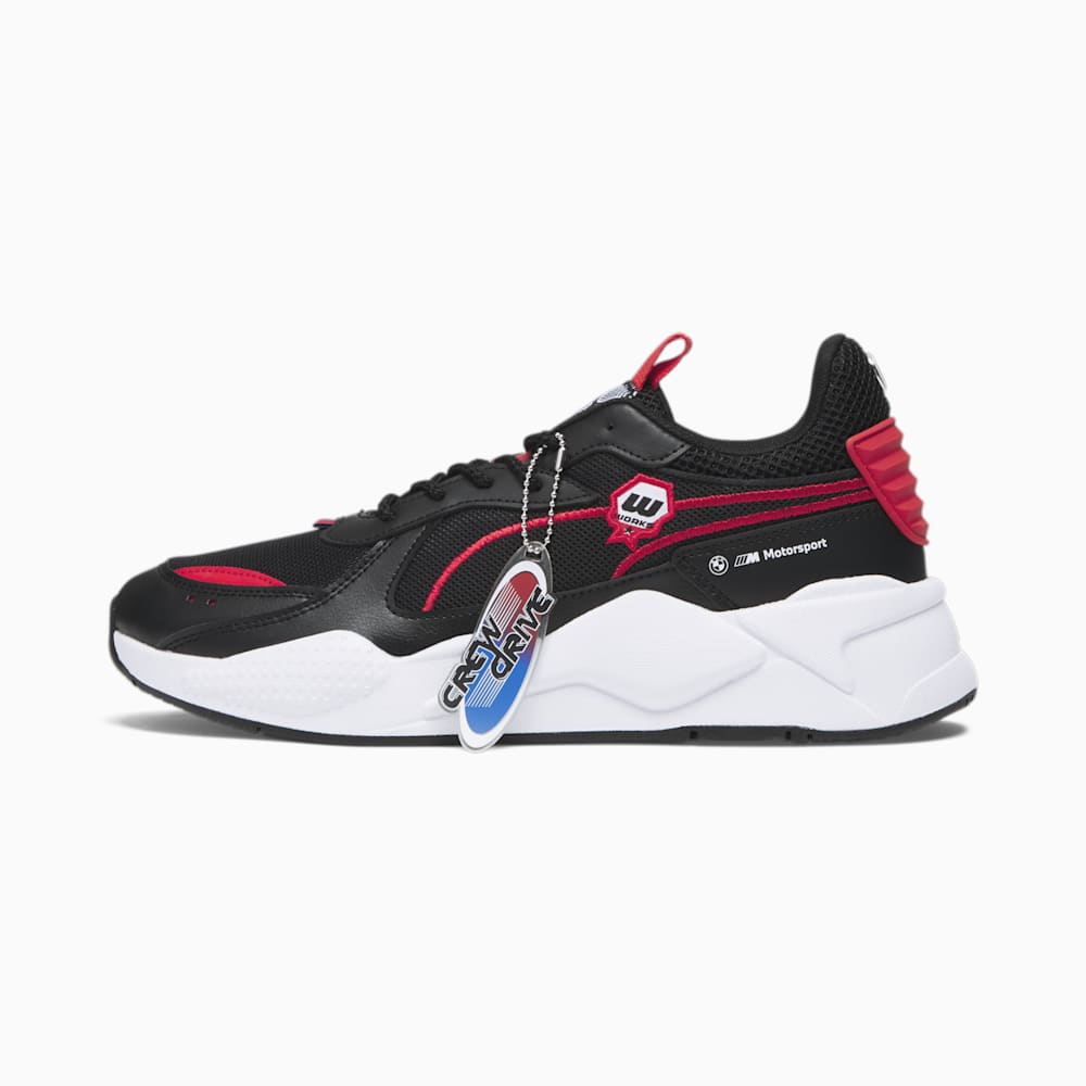 Puma BMW M Motorsport RS-X Garage Crews Sneakers - Black-Pop Red