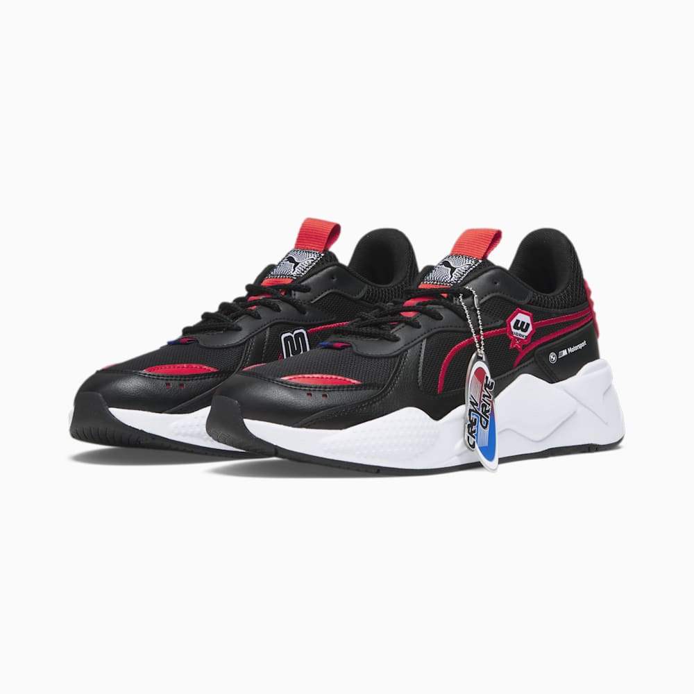 Puma BMW M Motorsport RS-X Garage Crews Sneakers - Black-Pop Red