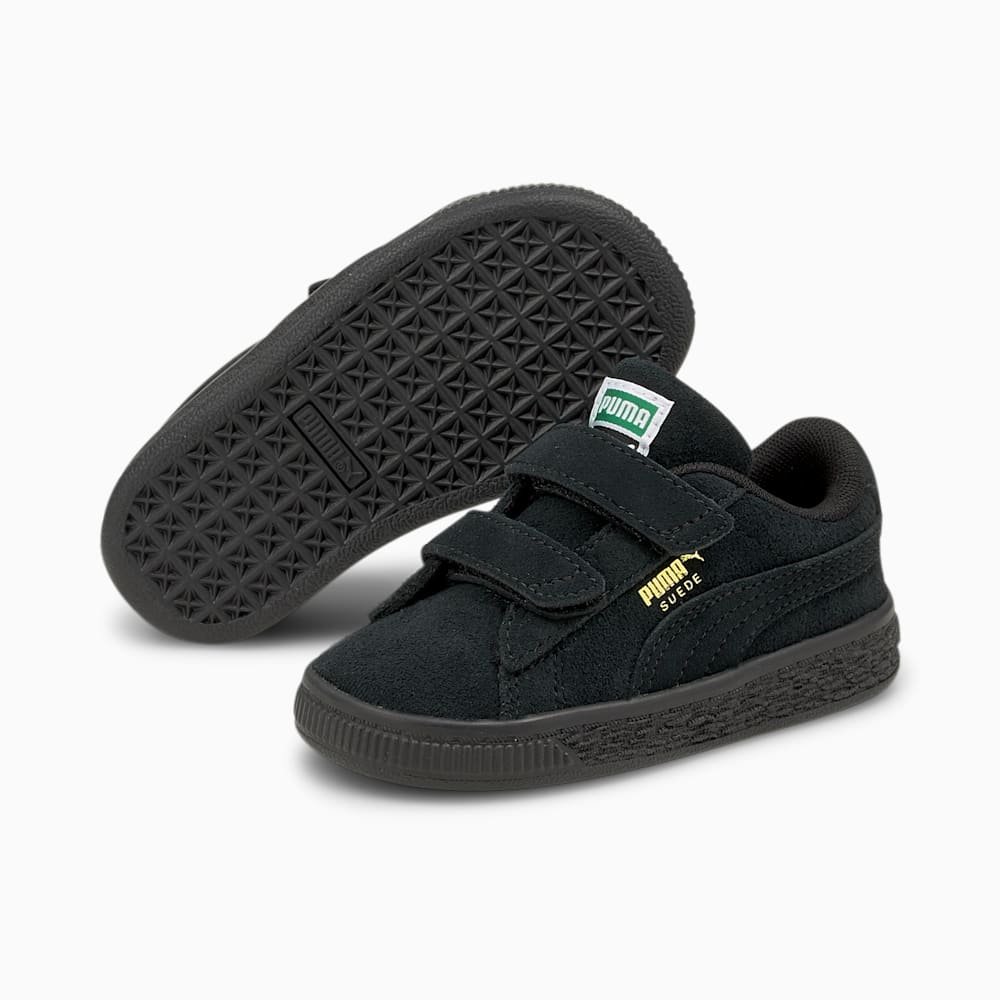 Puma Suede Classic XXI AC Toddler Shoes - Black-Black