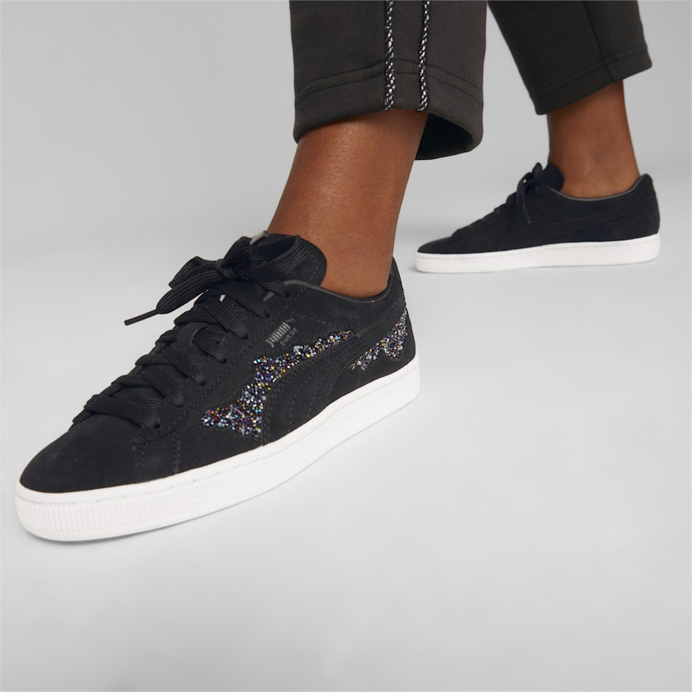 Puma x SWAROVSKI Suede Sneakers - Black