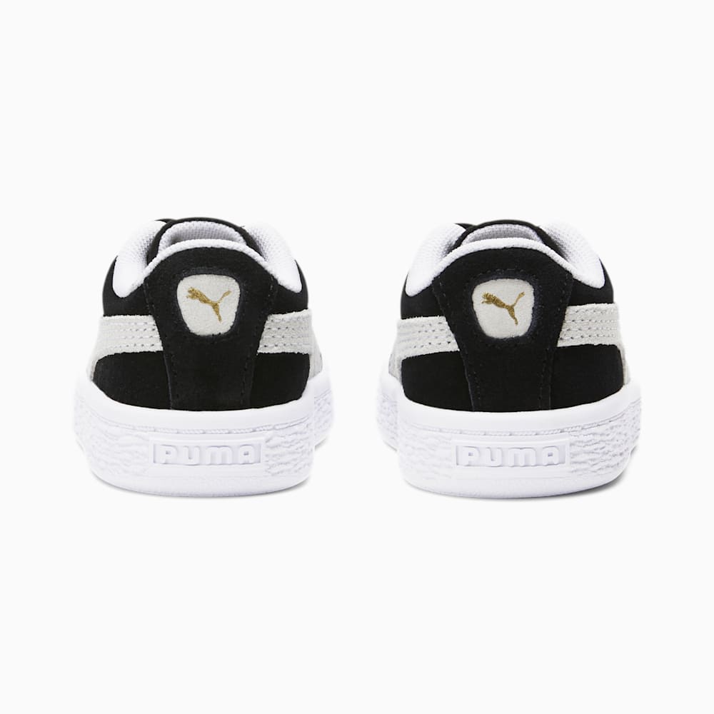 Puma Suede Classic XXI Toddler Shoes - Black-White