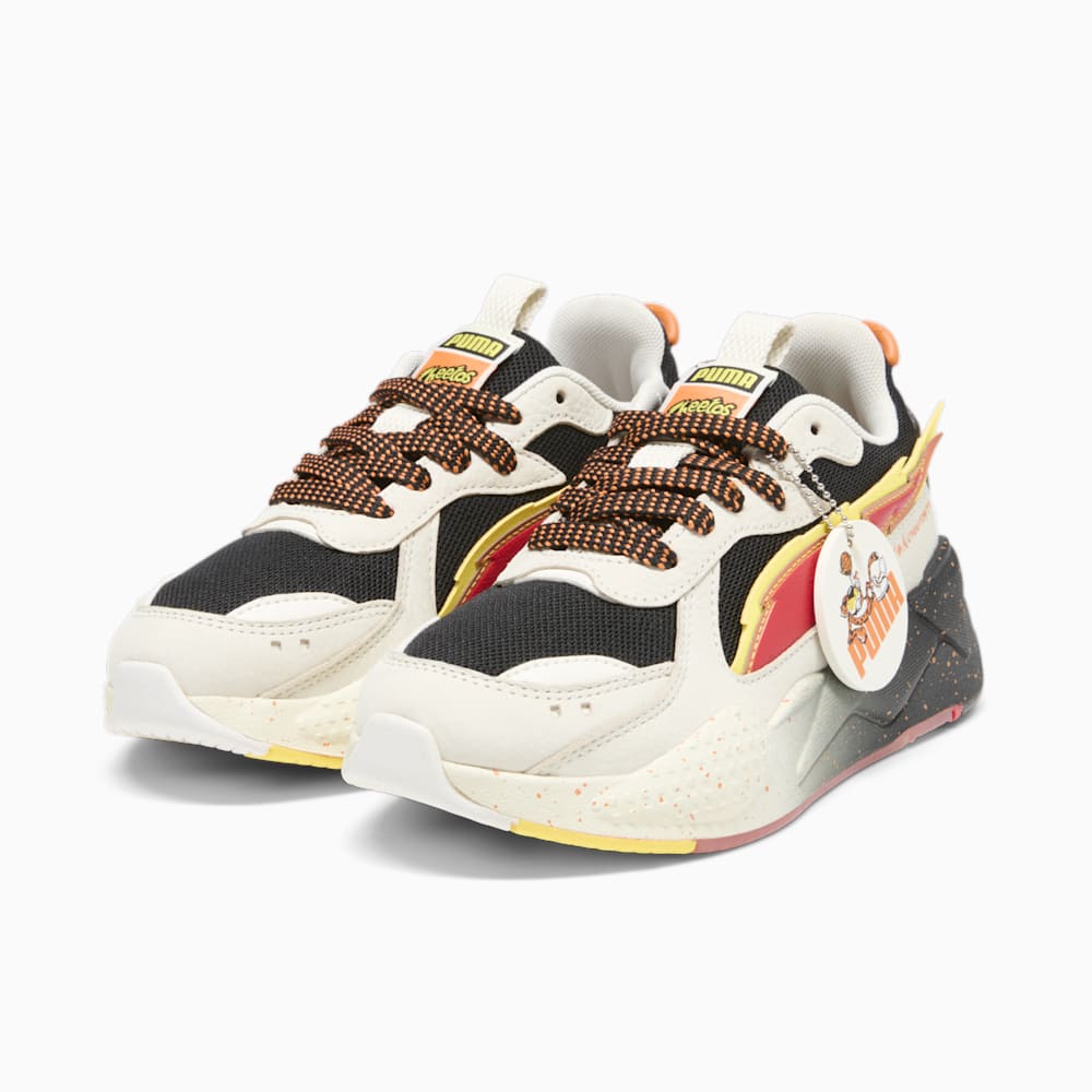 Puma PUMA x CHEETOS® RS-X FH Big Kids Sneakers - Warm White-Black-Yellow Blaze-Rickie Orange