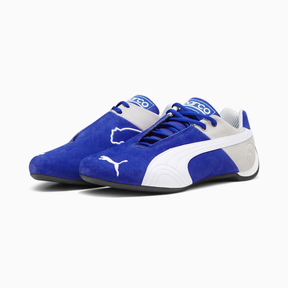 Puma x SPARCO Future Cat OG Driving Shoes - Reflex Blue C-White-Sedate Gray