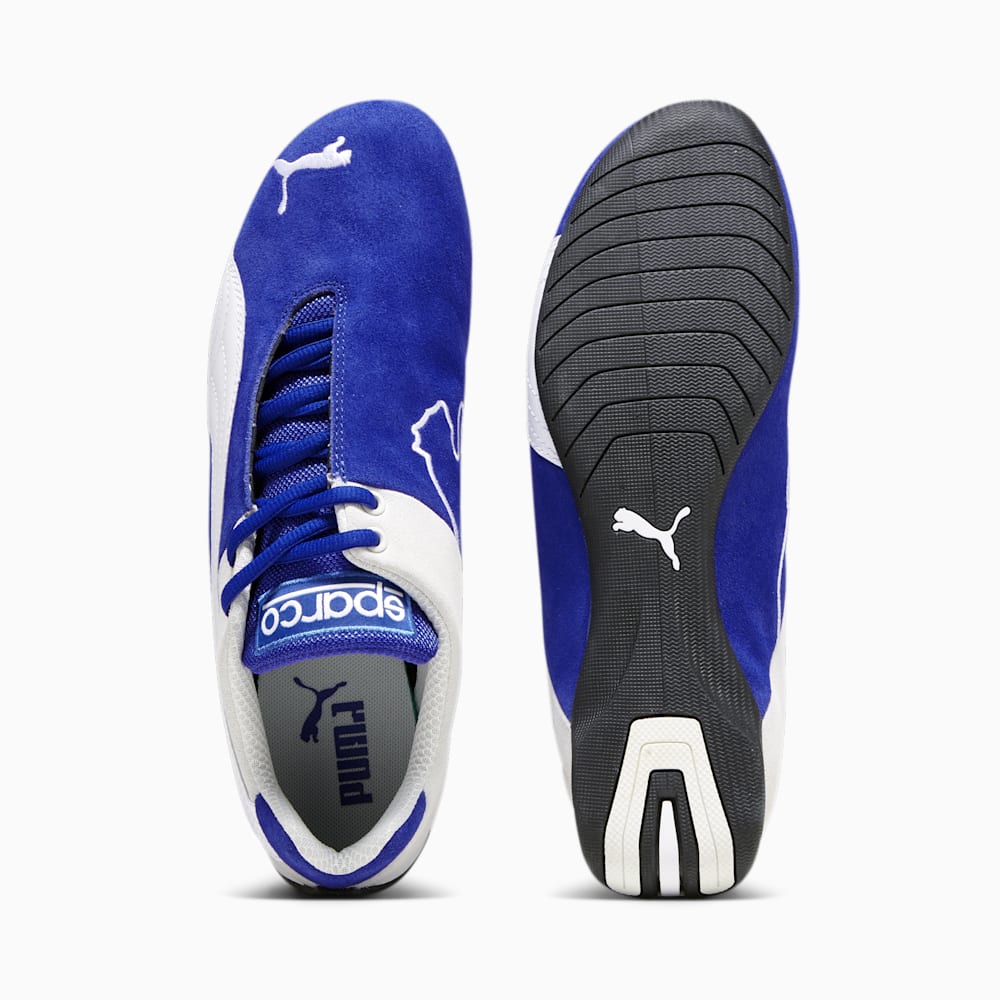 Puma x SPARCO Future Cat OG Driving Shoes - Reflex Blue C-White-Sedate Gray